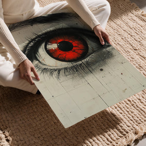 Crimson Dystopian Gaze