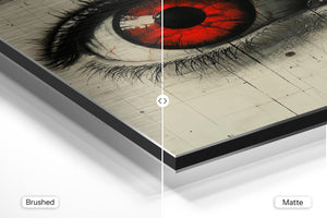 Crimson Dystopian Gaze