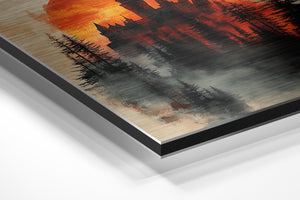 Gothic Castle Sunset