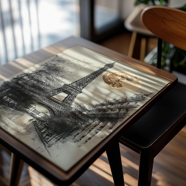 Eiffel Tower Moonlit