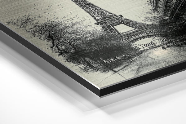 Eiffel Tower Moonlit