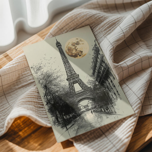 Eiffel Tower Moonlit