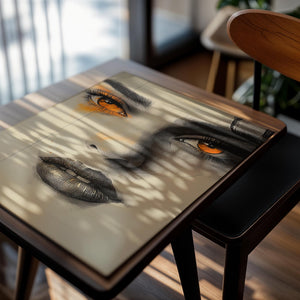 Golden Gaze Portrait