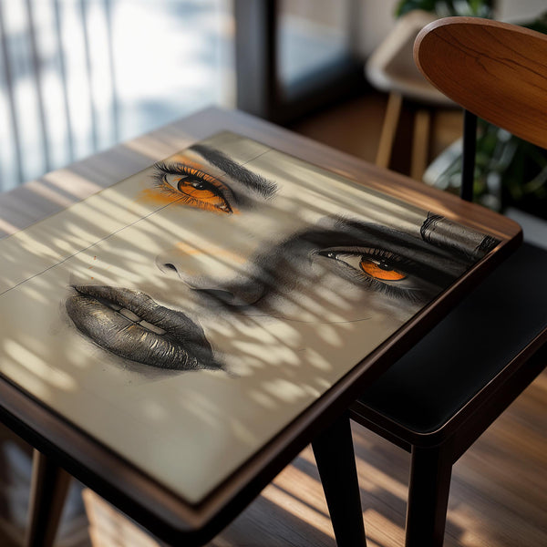 Golden Gaze Portrait