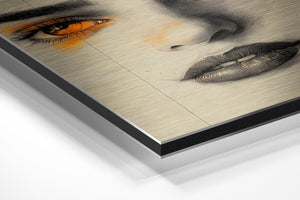 Golden Gaze Portrait