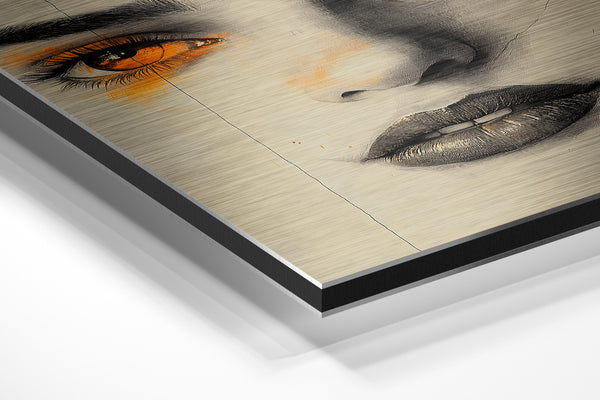 Golden Gaze Portrait