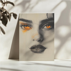 Golden Gaze Portrait