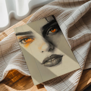 Golden Gaze Portrait