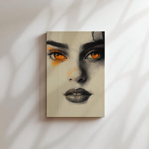 Golden Gaze Portrait