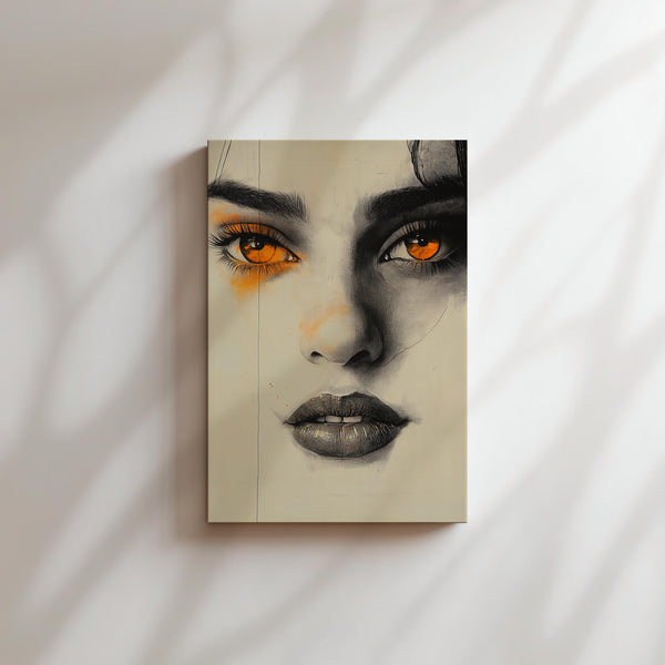 Golden Gaze Portrait