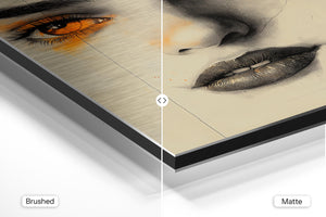 Golden Gaze Portrait