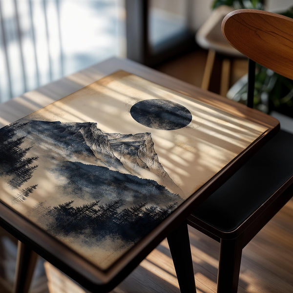 Lunar Eclipse Mountains