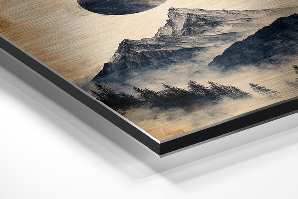 Lunar Eclipse Mountains