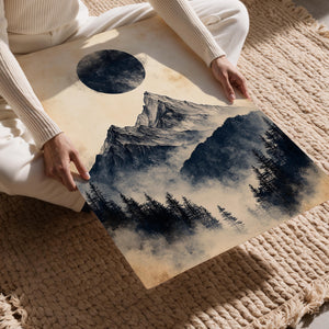 Lunar Eclipse Mountains