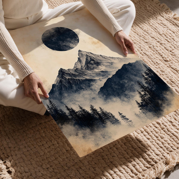 Lunar Eclipse Mountains