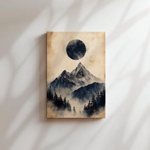 Lunar Eclipse Mountains