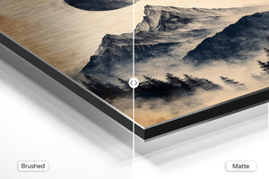 Lunar Eclipse Mountains