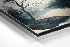 Misty Lake Tranquility