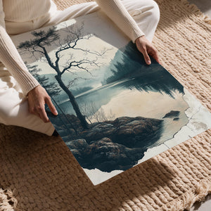 Misty Lake Tranquility