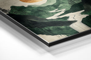 Sunlit Mountain Stream