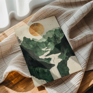 Sunlit Mountain Stream