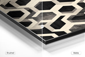 Monochrome Hexagon Grid