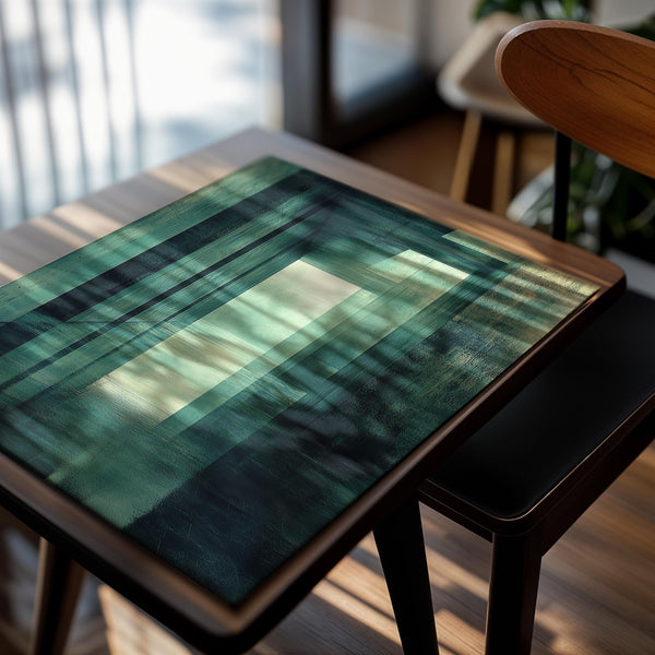 Modern Glass Hallway