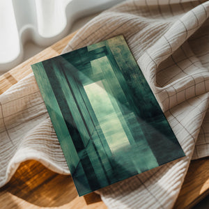 Modern Glass Hallway