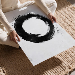 Abstract Enso Brushstroke