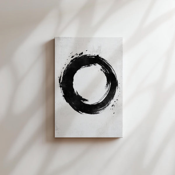 Abstract Enso Brushstroke