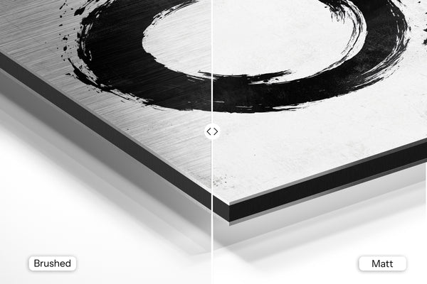 Abstract Enso Brushstroke