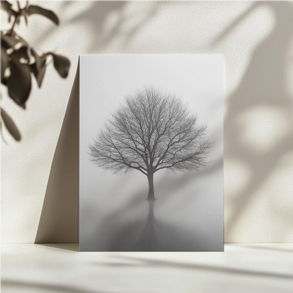 Solitary Tree in Mist