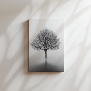 Solitary Tree in Mist