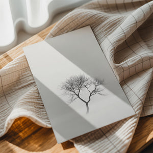 Twisted Tree in Mist