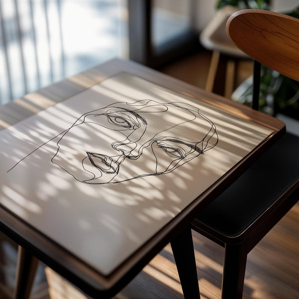 Minimal Line Portrait