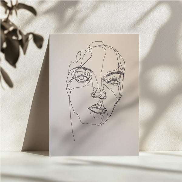 Minimal Line Portrait