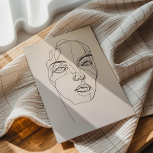 Minimal Line Portrait