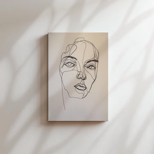 Minimal Line Portrait