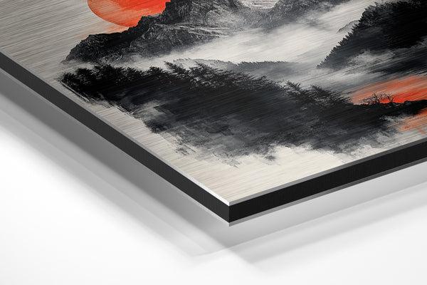 Misty Mountain Sunset