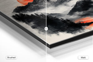 Misty Mountain Sunset