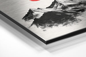 Sumi-e Mountain Peaks