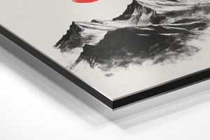 Sumi-e Mountain Peaks