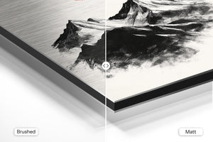 Sumi-e Mountain Peaks