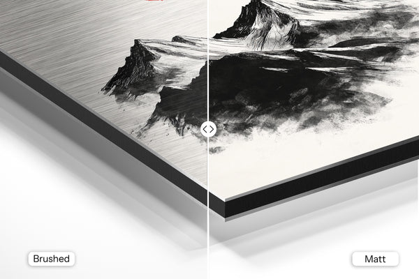 Sumi-e Mountain Peaks