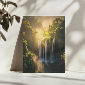 Majestic Waterfall Valley