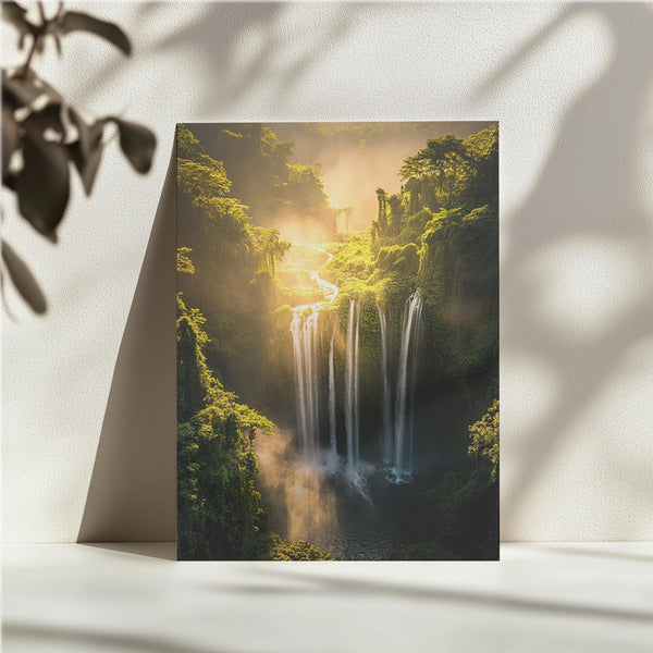 Majestic Waterfall Valley