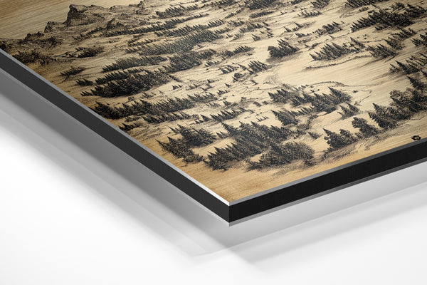 Evergreen Mountain Map