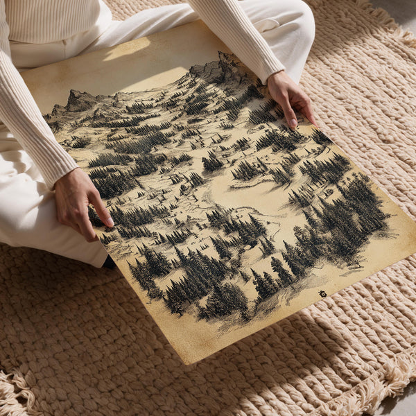 Evergreen Mountain Map