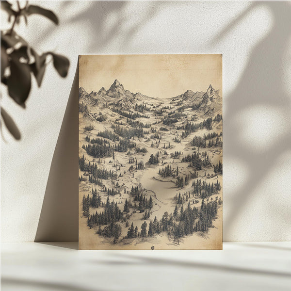 Evergreen Mountain Map