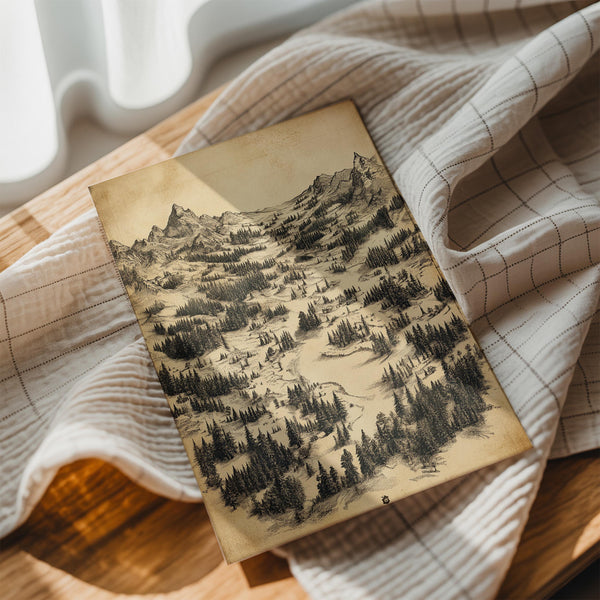 Evergreen Mountain Map